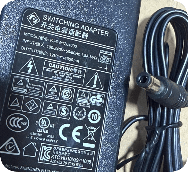*Brand NEW*FJ-SW1204000 48W Desktop Power Adapter | 12V 4A 5.5*2.1mm Center Positive Barrel Connector Power S