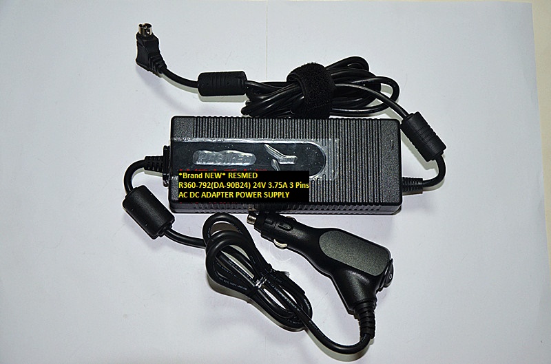 *Brand NEW* AC DC ADAPTER RESMED 24V 3.75A 3 Pins R360-792(DA-90B24) POWER SUPPLY