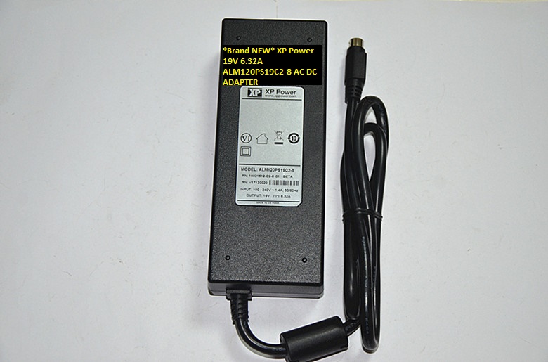 *Brand NEW* AC100-240V 4 pin 19V 6.32A XP Power ALM120PS19C2-8 AC DC ADAPTER