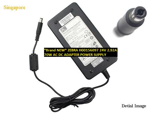 *Brand NEW* ZEBRA 24V 2.92A H00156097 70W AC DC ADAPTER POWER SUPPLY