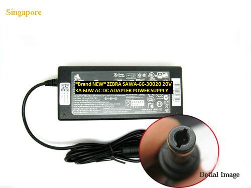 *Brand NEW*60W AC DC ADAPTER ZEBRA 20V 3A SAWA-66-30020 POWER SUPPLY