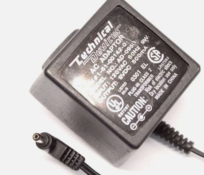 *Brand NEW*Technical Devices AD-0950 Output 9V 500mA AC DC Adapter Charger Power Supply