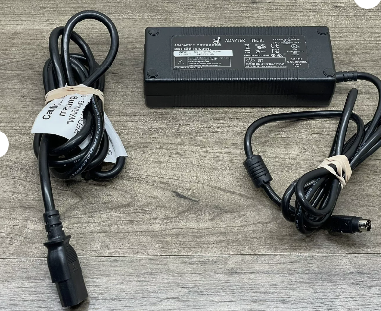 *Brand NEW*Original 4Pin Adapter Tech Power Supply STD-24050 24V 5A 120W AC/DC Adapter - Click Image to Close