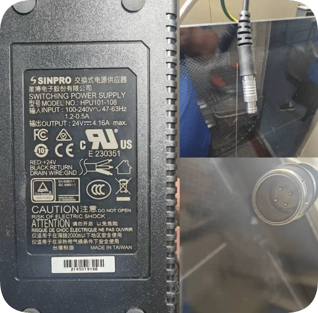 *Brand NEW*Compatible with SINPRO HPU101-108 Power Adapter 24V 4.16A 4-Pin for Flat Panel Detectors Power Supp
