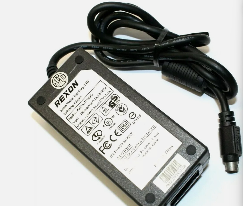 *Brand NEW*Rexon PB25A-211EBG Output 5V 12V 1.5A AC Adapter Power Supply