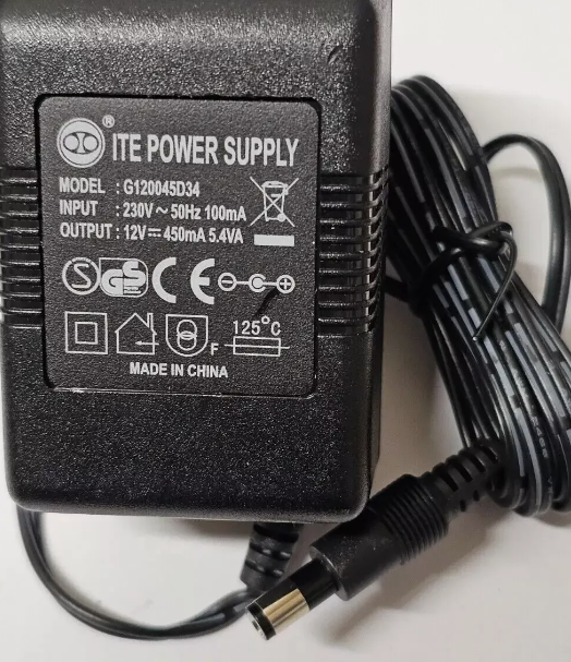 *Brand NEW*ITE POWER SUPPLY G120045D34 12V 450mA AC ADAPTER