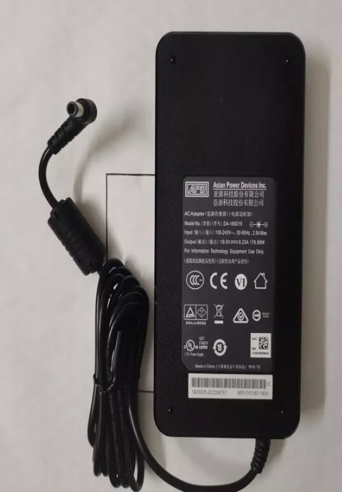 *Brand NEW*Original Slim APD 19V 9.23A 180W DA-180D19 Laptop AC Adapter for Clevo Sager Power Supply