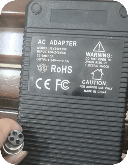 *Brand NEW* Suitable for 24V 12.5A ac adapter Model JLY2401250 with 4-hole aviation connector DC 24V Power Sup