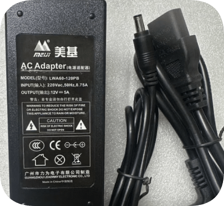 *Brand NEW*Original MEIJI LWA60-120PB AOC 12V 5A 60W AC ADAPTER Power Supply