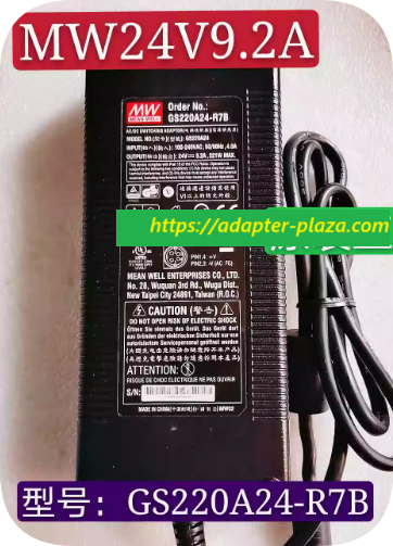 *Brand NEW*Original MW GR-220A24-R7B 24V 9.2A AC Adapter Power Supply *Brand NEW*Original MW GR-220A24-R7B 24V 9.2A AC Adapter Power Supply