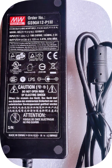 *Brand NEW*Original MW GST90A12-P1M 12V 6.67A 81W AC Adapter Power Supply *Brand NEW*Original MW GST90A12-P1M 12V 6.67A 81W AC Adapter Power Supply