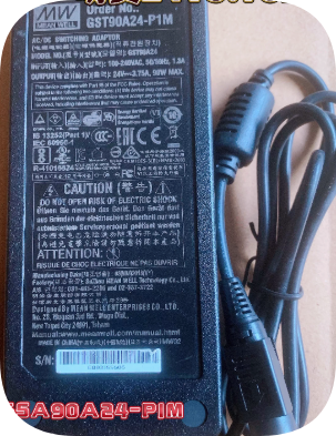 *Brand NEW*Original MW GST90A24-R6BJS GSA90A24-PIM 24V 3.75A AC Adapter Power Supply *Brand NEW*Original MW GST90A24-R6BJS GSA90A24-PIM 24V 3.75A AC Adapter Power Supply