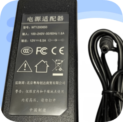 *Brand NEW*WT1200650 12V 6.5A AC ADAPTER Power Supply