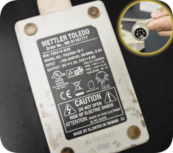 *Brand NEW*5V1.2A 24V0.8A large round port 5-pin power supply METTLER TOLEDO PSU25A-16-1 adapter *Brand NEW*5V1.2A 24V0.8A large round port 5-pin power supply METTLER TOLEDO PSU25A-16-1 adapter