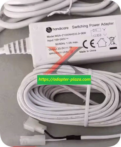 *Brand NEW*Handicare 33.0V 1A Power Adapter MSA-Z1000NHS 33.0-36W Charging Cable DC Transformer