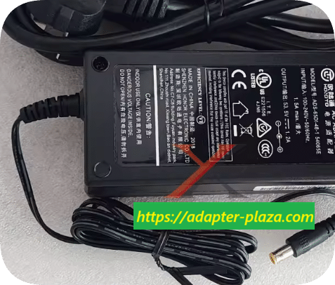 *Brand NEW* HOIOTO 53.5V 1.2A power adapter ADS-65DI-48-1 54065E charging cable 65W transformer
