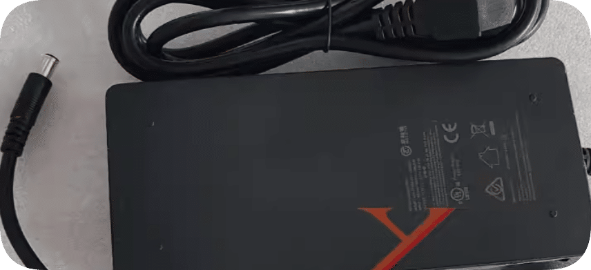 *Brand NEW* HOIOTO 53V 3.77A power adapter with round-hole plug and pins 6544 charging cable 200W transformer