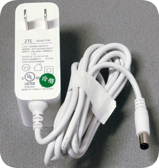 *Brand NEW*ZTE STC-A1240C5525-Z power adapter outputs 12.0V 4.0A with a 5.5*2.1mm round connector *Brand NEW*ZTE STC-A1240C5525-Z power adapter outputs 12.0V 4.0A with a 5.5*2.1mm round connector