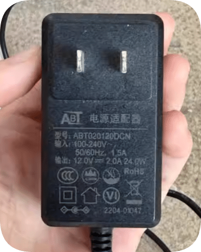 *Brand NEW*SPRT SP-TL24U thermal printer power cord: DC12V 2.0A ABT020120DCN