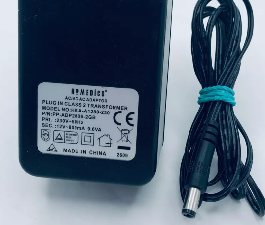 *Brand NEW*HOMEDICS 12V 800MA AC ADAPTER HKA-A1280-230 POWER SUPPLY